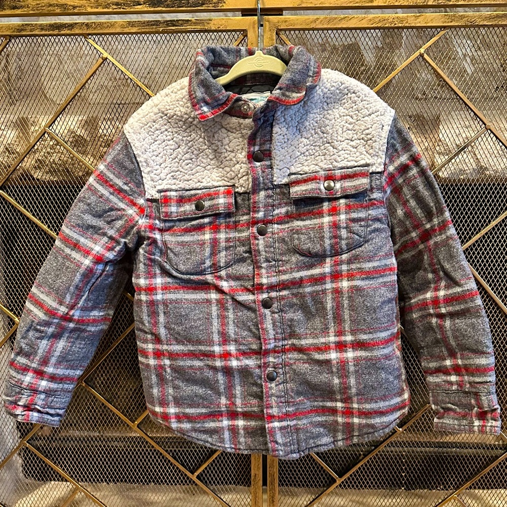 Cat & Jack quilted sherpa shacket